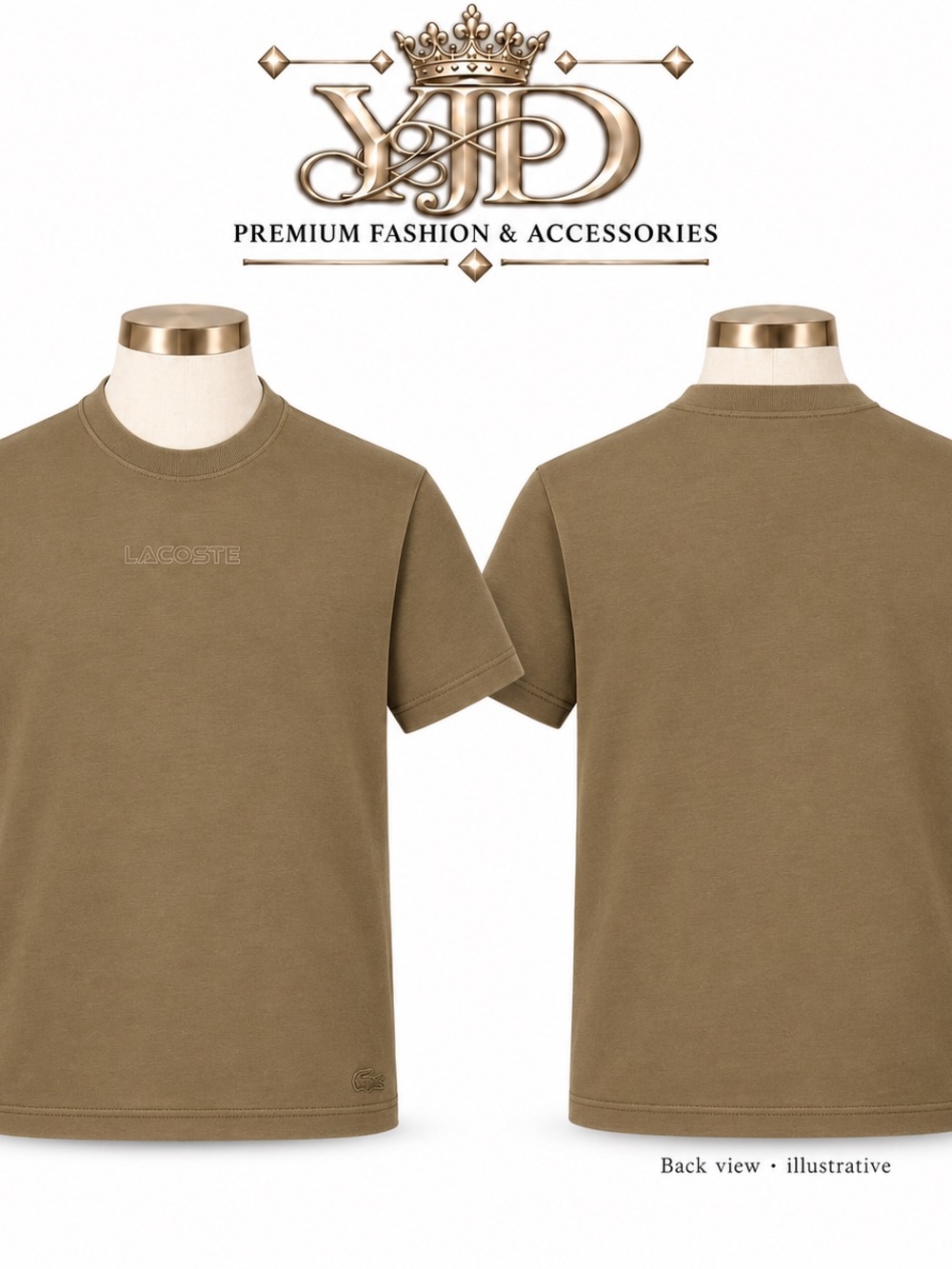 Lacoste TH3446-51 Men's Unisex Loose Fit Cotton Jersey T-Shirt
Olive Green L